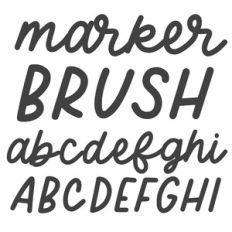 Marker Brush Pen Handwriting Font