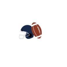 Football and Helmet