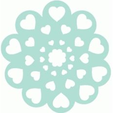 heart doily