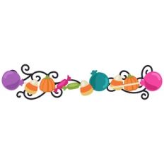 Halloween Candy Border