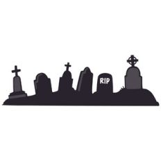 Graveyard Border