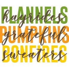 flannels pumpkins bonfires