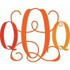 monogram script 'q'