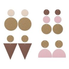 Earrings SVG | Shapes Earring Template, Faux Leather Earrings
