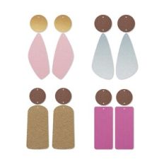Long drop Earring Template, Faux Leather Earrings