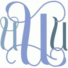 monogram script 'u'