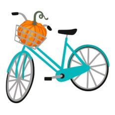 Bike with Pumpkin