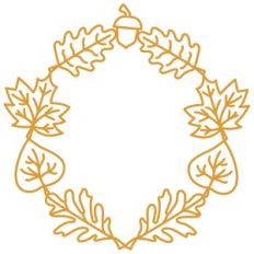 leaf wreath
