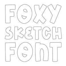 Foxy Bold Sketch Font