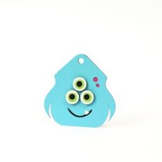 Monster Tag Blue