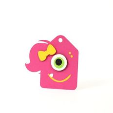Monster Tag Pink