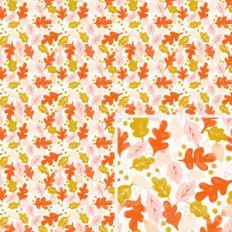Watercolor Leaves Pattern