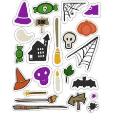 ML Hello Halloween Stickers