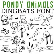 CG Pondy Animals Dingbats