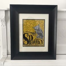 Spooky Owl Poster Art