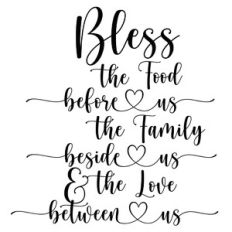 Bless the Food Before Us