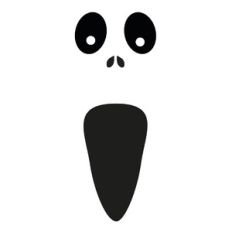 Happy Screaming Halloween Face