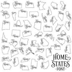 Home States Font