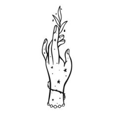 Hand with a Branch