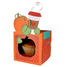 Pumpkin Coffee Cupcake Gift Box