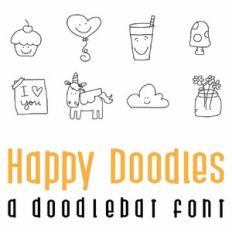 Happy Doodles Doodlebat
