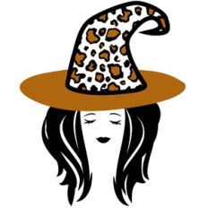 Leopard Witch Hat