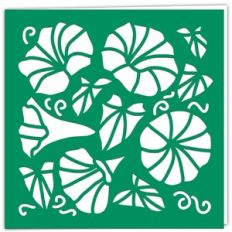 Morning Glory Flower Card