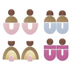 Arch Earring Template, U Shape Faux Leather Earrings