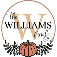 Pumpkin Monogram for Autumn