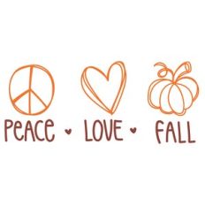 Peace Love Fall