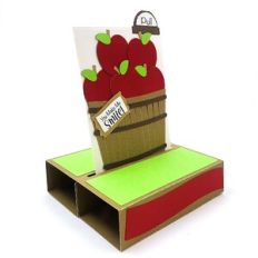 Apple Basket Pop Up Card