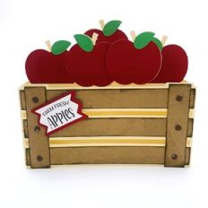 Apple Basket Box Card
