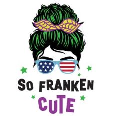 So Franken Cute Messy Bun