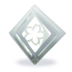 layered pop up dice cherry blossoms