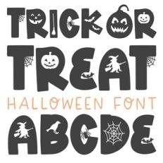 Trick Or Treat Halloween Font