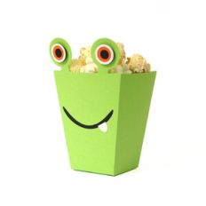 Monster Popcorn Box Green