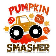 Pumpkin Smasher Sublimation Design