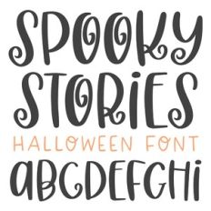 Spooky Stories Halloween Font