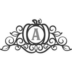 Pumpkin Monogram