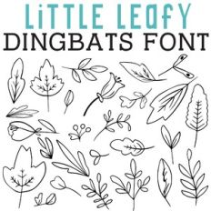 CG Little Leafy Dingbats