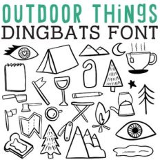 CG Outdoor Things Dingbats