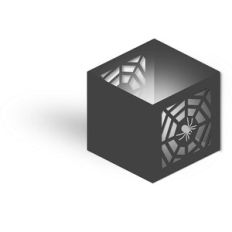 spider candle votive lantern box