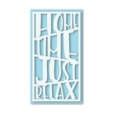 Home time cut out quote poster