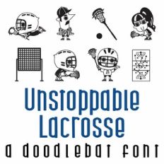 Unstoppable Lacrosse Doodlebat Font