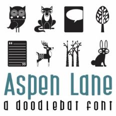 Aspen Lane Doodlebat Font