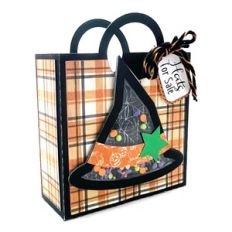 Witches Hat Shaker Box with Handles