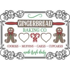 Gingerbread Bakery - Christmas Design