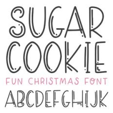 DTC Sugar Cookie Christmas Font