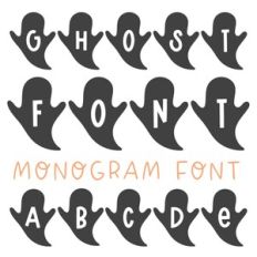 Ghost Font Monogram