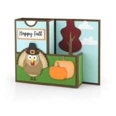 A2 Pocket Pop Up Card Turkey